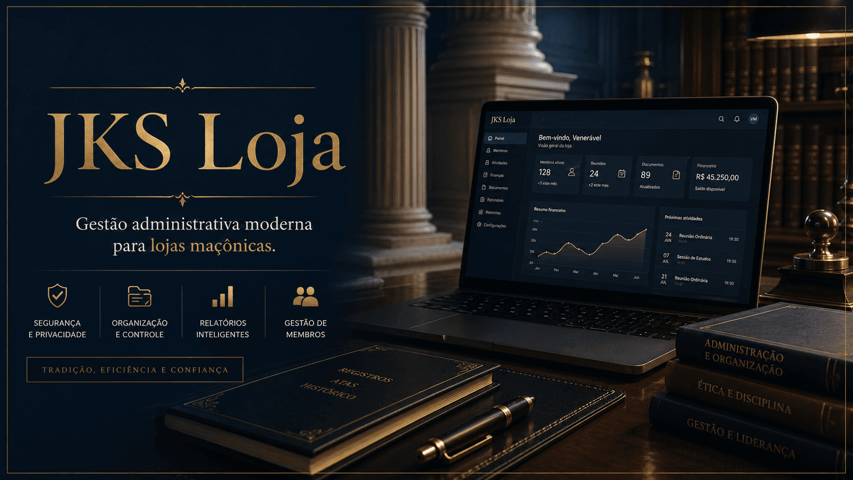 JKS Loja - gestão administrativa para lojas maçônicas